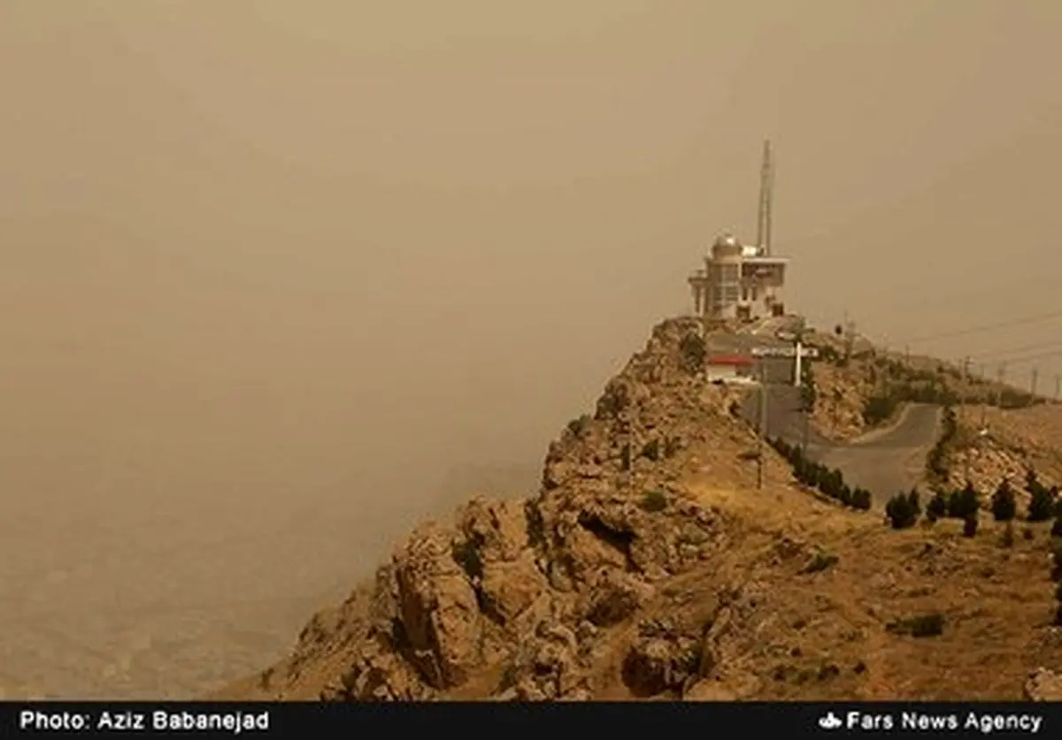 گرد و غبار در خرم آباد/ تصاویر