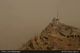 گرد و غبار در خرم آباد/ تصاویر
