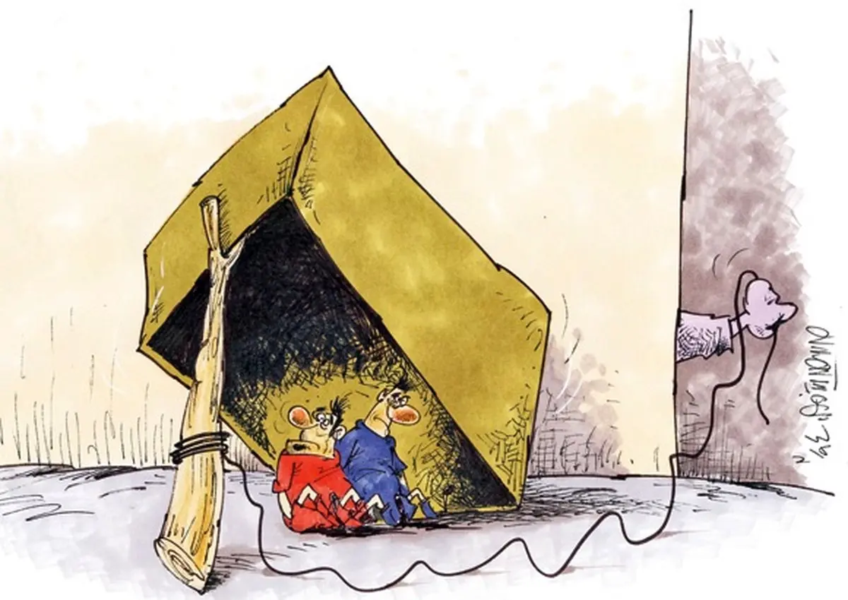 شیوه فروش استقلال و پرسپولیس!/کاریکاتور