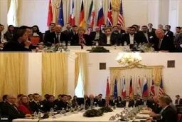 پرچم ایران دلیل توقف جلسه برجام/عکس