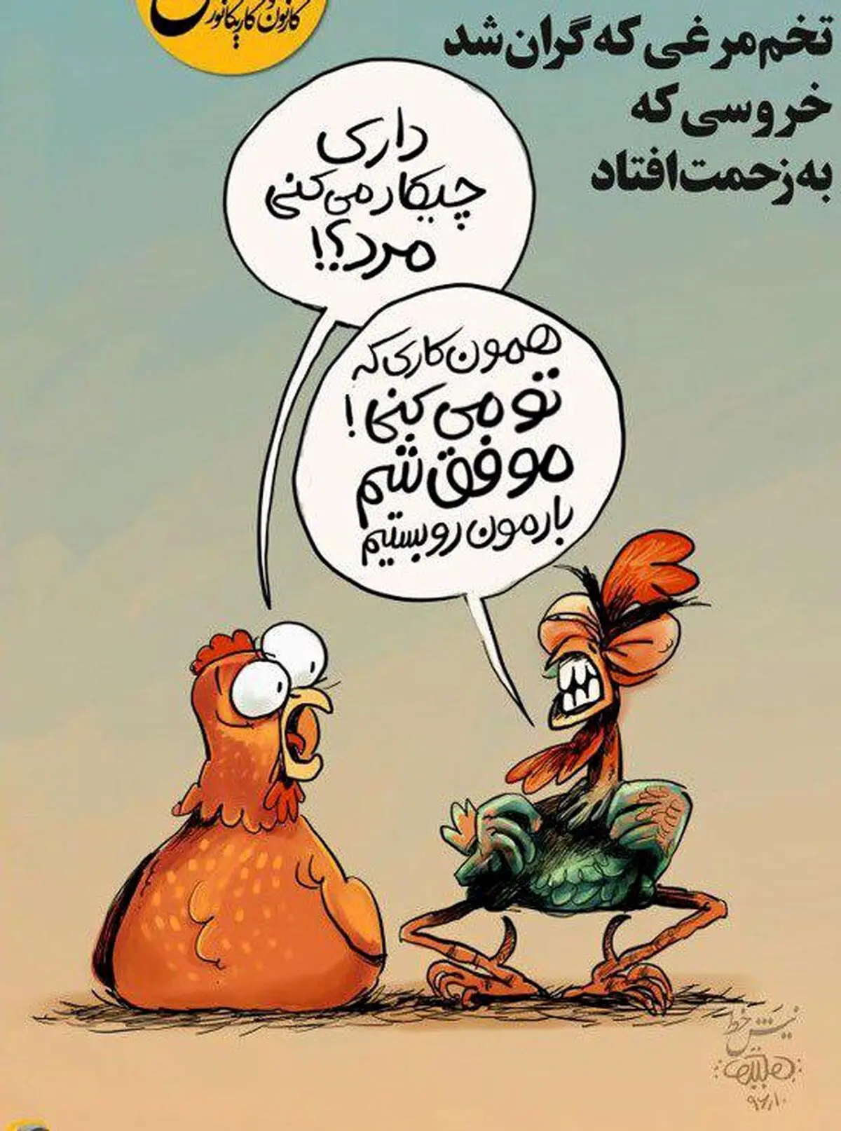 گرانی تخم‌مرغ، کار دست خروس‌ها داد!