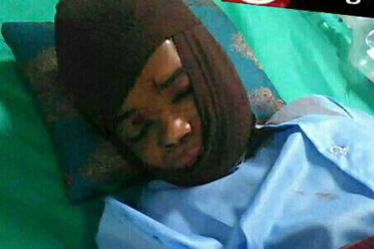 حمله خرس به پسر جیرفتی +عکس