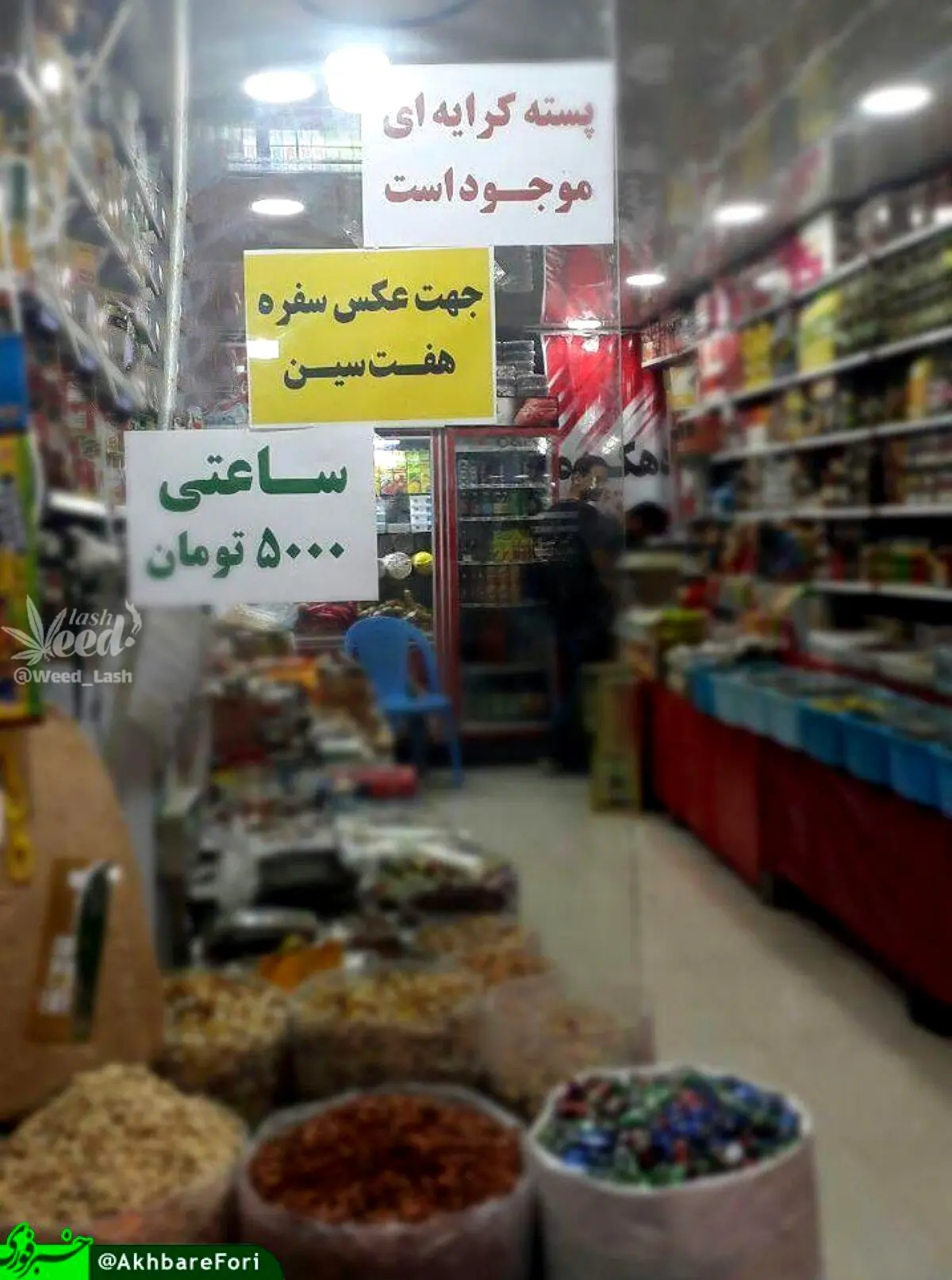 عکس/ پسته کرایه‌ای جهت عکس سفره هفت سین