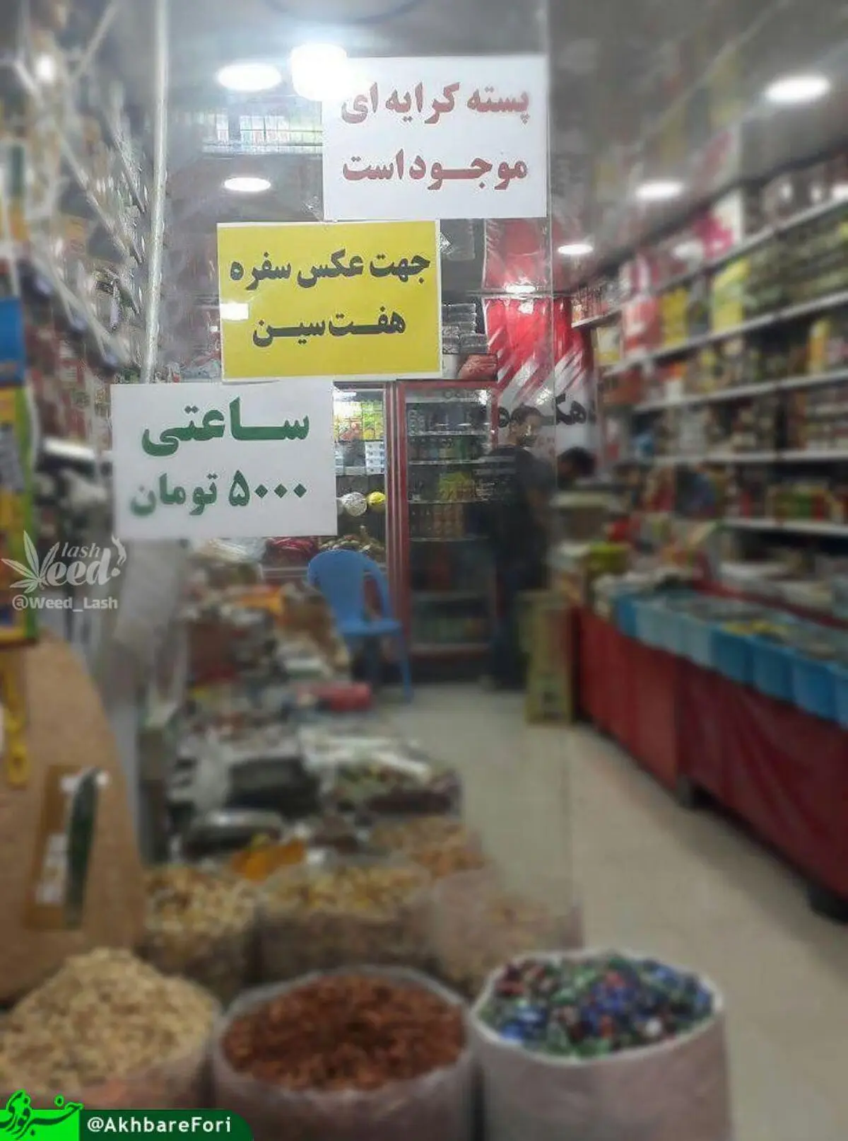 عکس/ پسته کرایه‌ای جهت عکس سفره هفت سین