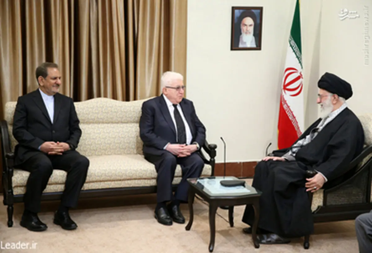 حواشی دیدار رئیس جمهور عراق با رهبر انقلاب/تصاویر