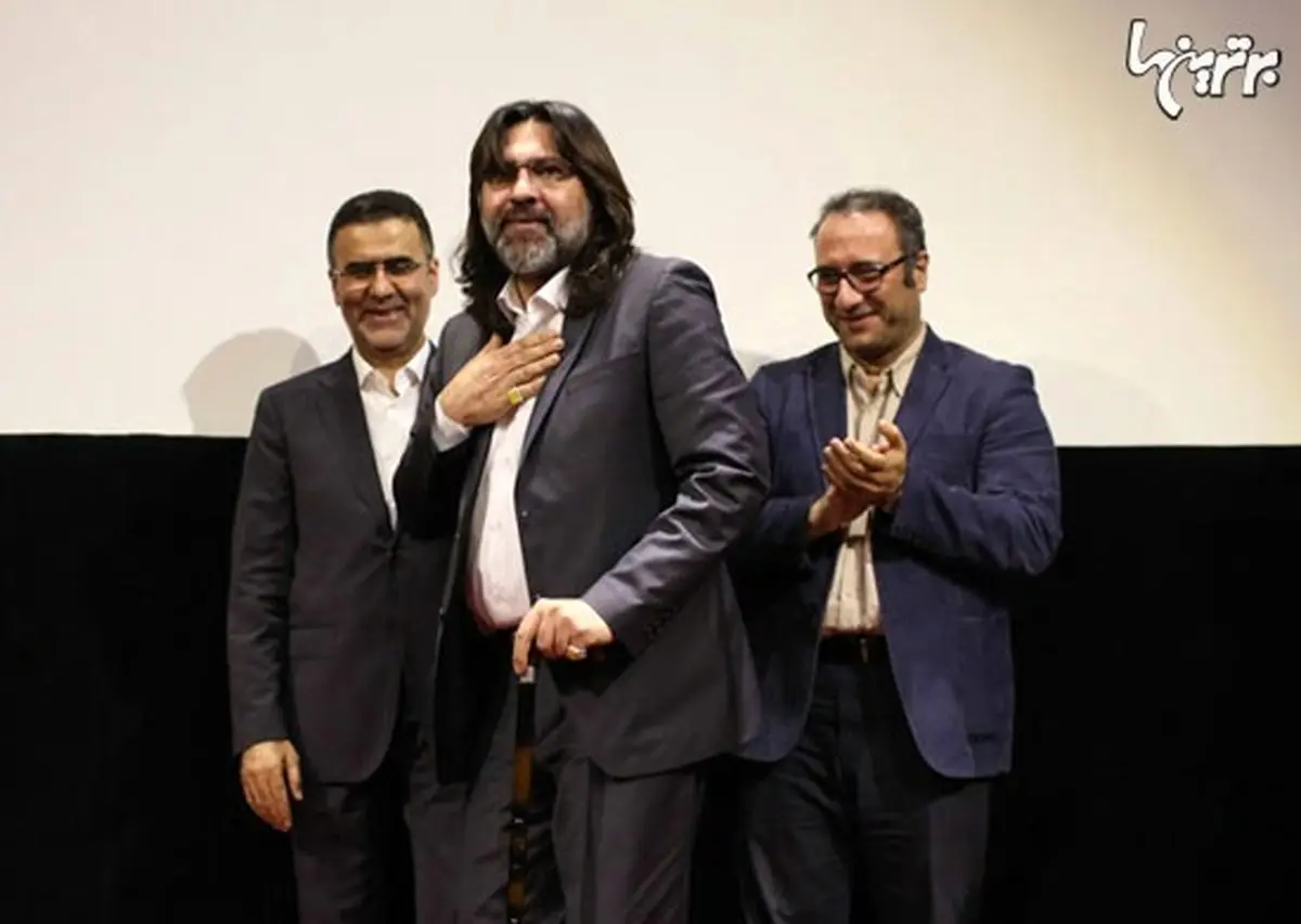 حضور رضا ایرانمنش در مراسم خانه سینما/عکس