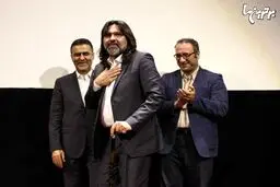 حضور رضا ایرانمنش در مراسم خانه سینما/عکس
