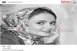 سلفی جالب کیمیا گیلانی/عکس