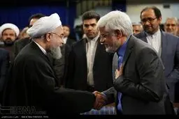 حواشی تصویری دیدار اعضای فراکسیون امید با روحانی