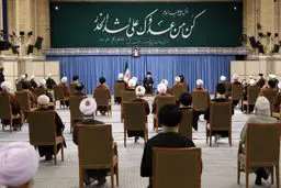 دیدار رئیس و اعضای مجلس خبرگان رهبری با حضرت آیت الله خامنه ای