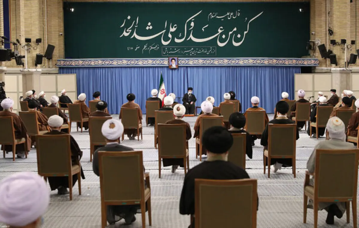 دیدار رئیس و اعضای مجلس خبرگان رهبری با حضرت آیت الله خامنه ای