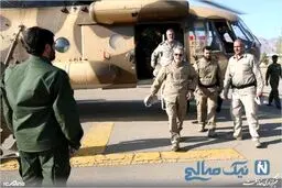 عکس علی لاریجانی با تیپ خاص در بازدید هوایی از جلفا