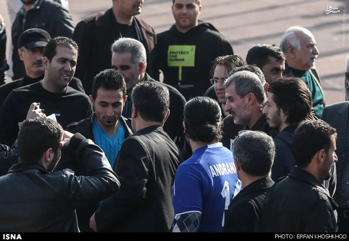 عکس/مایلی‌کهن در تشییع زنده‌یاد مظلومی