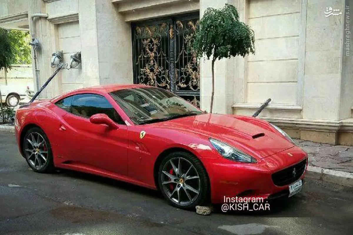 عکس/ فراری کالیفرنیا در خیابان‌های تهران