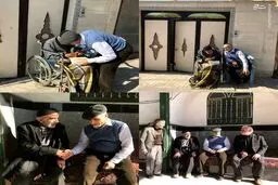 ‍ تیپ متفاوت برادر رئیس جمهور در زادگاهش