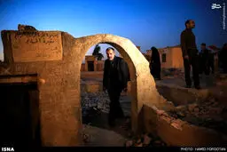 مسجد جامعی در قبرستان وادی السلام/ عکس