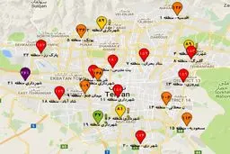صبح ۲۰ دی ۹۵؛ هوای تهران در وضعیت اضطرار و قرمز/ از خانه خارج نشوید