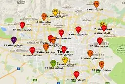 صبح ۲۰ دی ۹۵؛ هوای تهران در وضعیت اضطرار و قرمز/ از خانه خارج نشوید