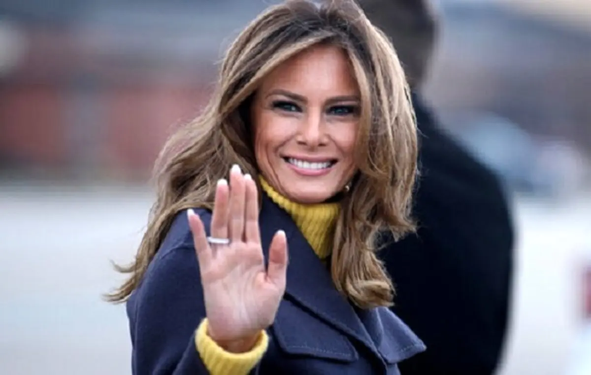 پیام خداحافظی معنادار ملانیا ترامپ + جزئیات