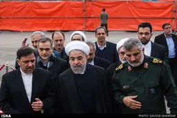 افتتاح قطعه نخست آزادراه حرم تا حرم با حضور رییس جمهور/گزارش تصویری