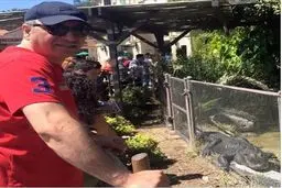 جدیدترین عکس حمید فرخ نژاد درکنار بچه مارمولک! /عکس