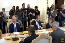 لاوروف و فرستاده ویژه سازمان ملل به سوریه در مسکو دیدار كردند