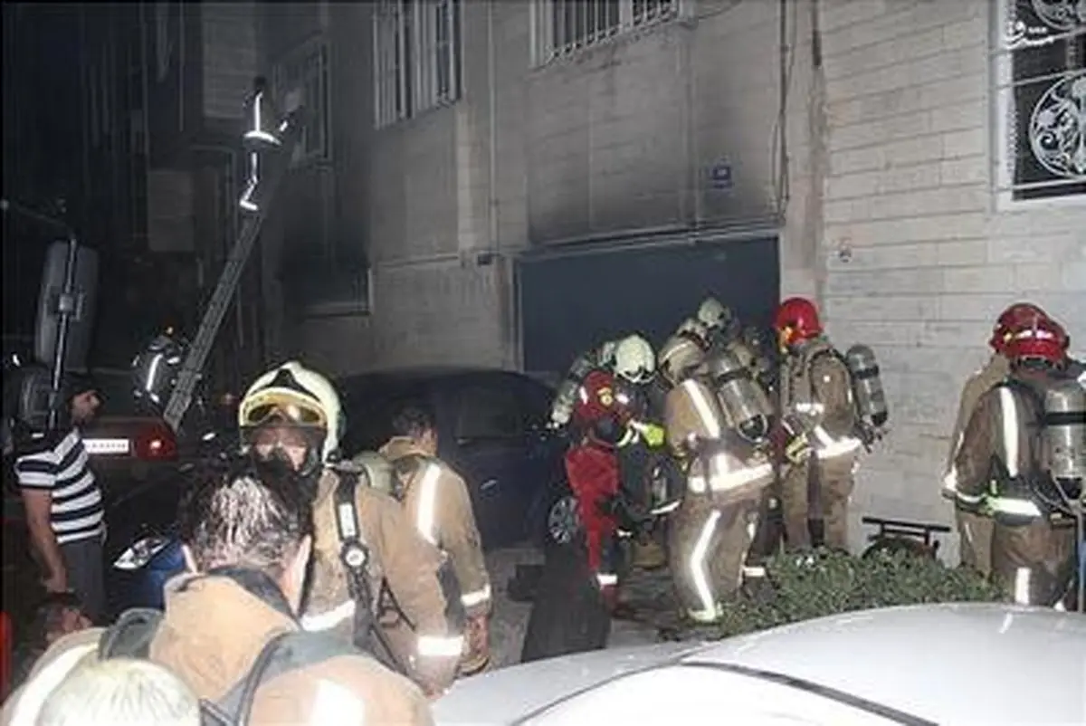 شهادت یک آتش‌نشان در حادثه جنت آباد/تصاویر