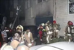 شهادت یک آتش‌نشان در حادثه جنت آباد/تصاویر