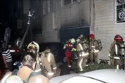 شهادت یک آتش‌نشان در حادثه جنت آباد/تصاویر