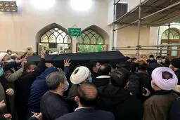برگزاری تشییع پیکر آیت‌الله مصباح یزدی در حرم عبدالعظیم + عکس و جزئیات