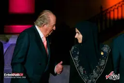 تصاویری از لعیا جنیدی معاون روحانی در کاخ ریاست جمهوری شیلی