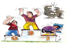 سکوی قهرمانی لیگ برتر!/كاريكاتور