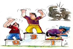 سکوی قهرمانی لیگ برتر!/كاريكاتور