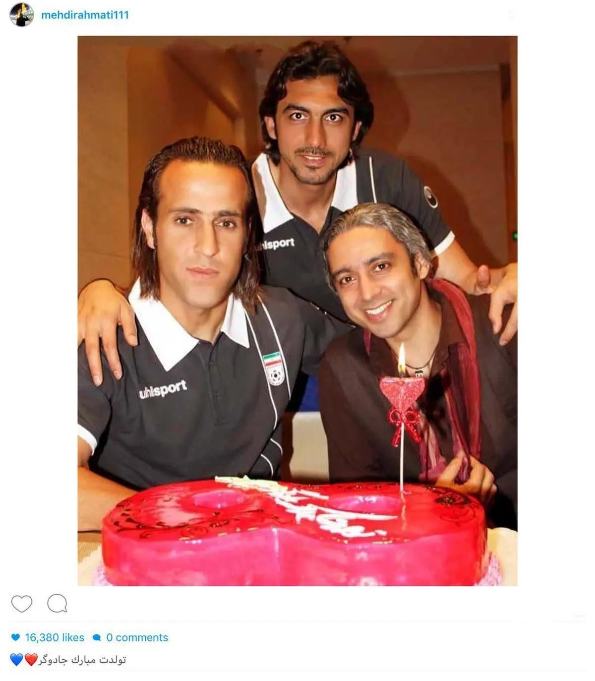 کاپیتان استقلال تولد اسطوره پرسپولیس را اینگونه تبریک گفت/عکس