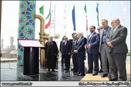 روایت تصویری از بهره برداری از فازهای جدید پارس جنوبی با حضور روحانی