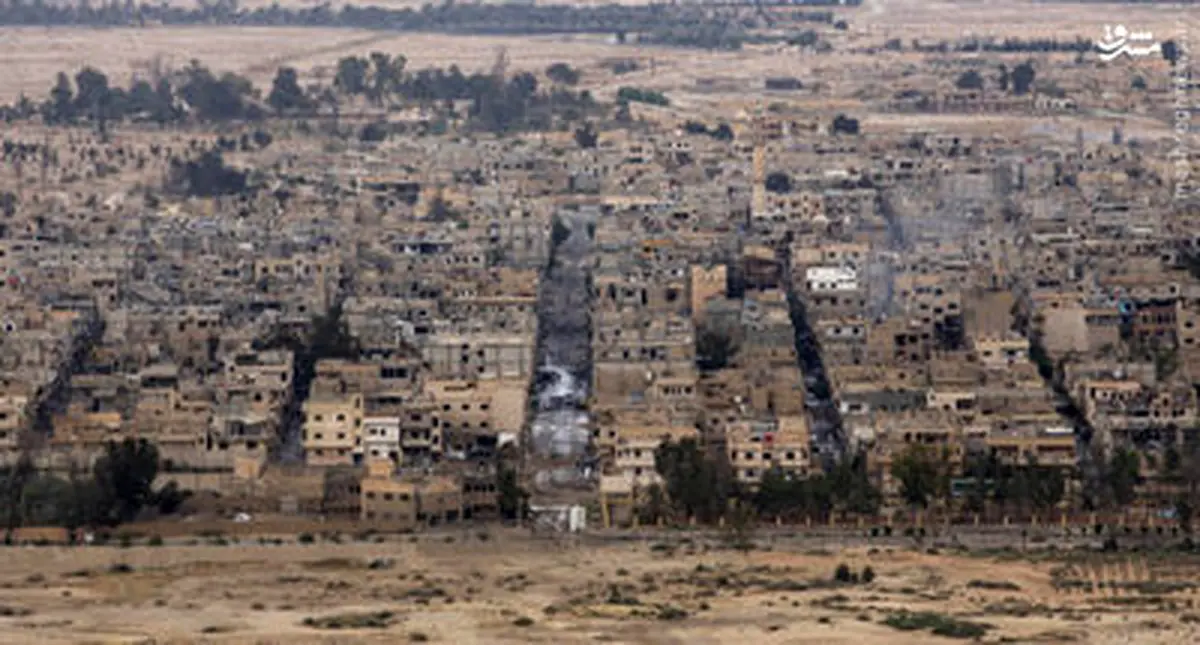 بازگشت مردم پالمیرا به خانه‌هایشان/ تصاویر