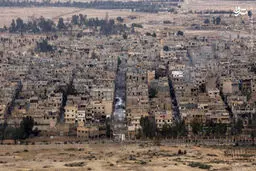 بازگشت مردم پالمیرا به خانه‌هایشان/ تصاویر