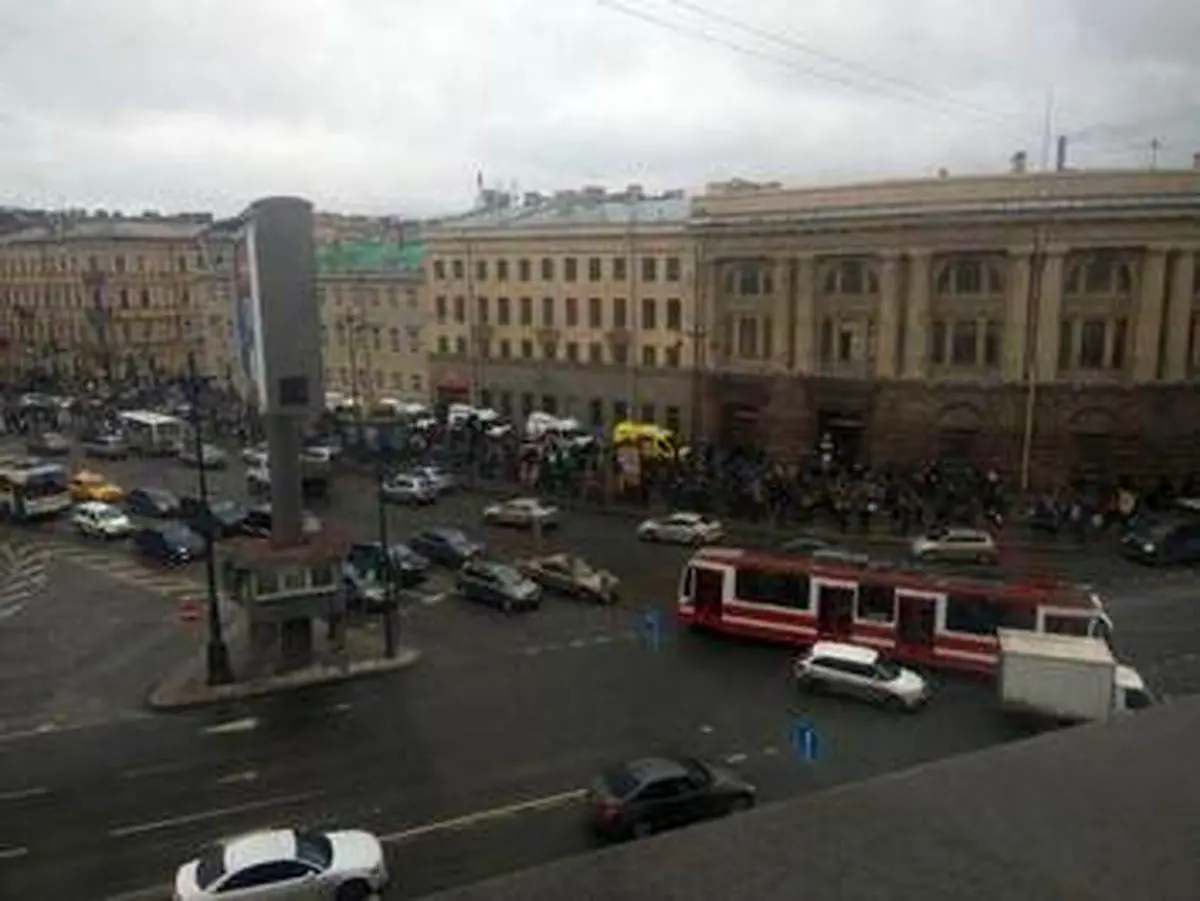 نخستین تصاویر از انفجار در مترو روسیه