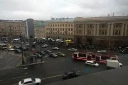 نخستین تصاویر از انفجار در مترو روسیه