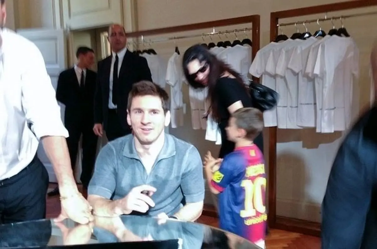 سفر تفريحي مسي به ايتاليا (عکس)