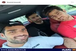 سلفی جالب مهدی طارمی در خودرو/عکس