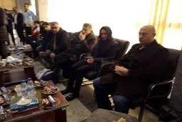 عکسی از ورود خانواده‌های جان باختگان هواپیمای ترکیه‌ای به شهرکرد