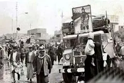 عکس: پیاده‌روی اربعین 44سال قبل