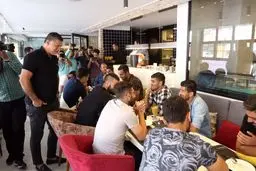 ضیافت ناهار علی دایی برای سایپایی‌ها + تصاویر