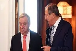 جزئیات دیدار وزیر خارجه روسیه و دبیرکل سازمان ملل