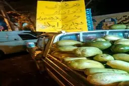 هندوانه فروش با معرفت / عکس