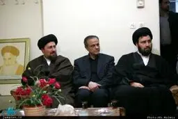 عیادت سید حسن خمینی از حجت الاسلام عباس پور محمدی