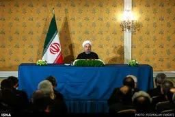 نشست خبری رئیس جمهوری در رم/ تصاویر