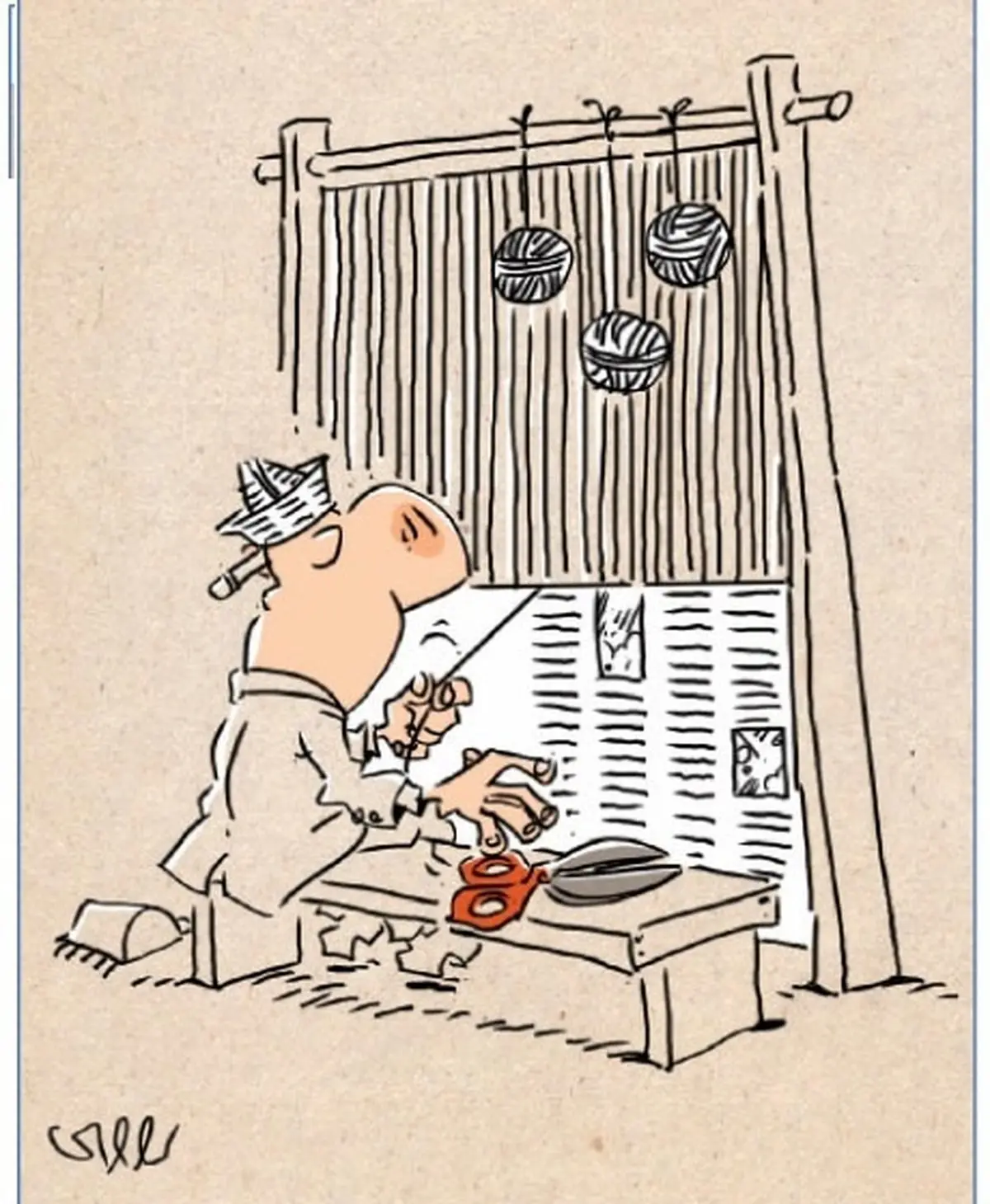 کاریکاتور/ قالی مطبوعاتی!