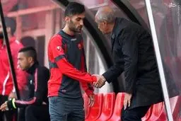 حضور پیام صادقیان در تمرین پرسپولیس پس از خداحافظی با هوادارن/ تصاویر